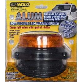 Model 3055MPS-A  LED WARNING LIGHT MAGNET, PERMANENT MOUNT, OR SUCTION CUP MOUNTING