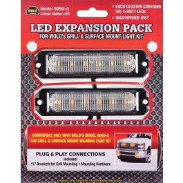 Model 8050-A AMBER LED GRILL & SURFACE MOUNT EXPANSION PACK