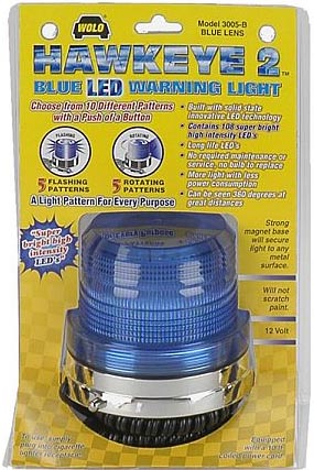 Model 3005-B Hawkeye® Blue Lens 12-Volt Magnet Mount