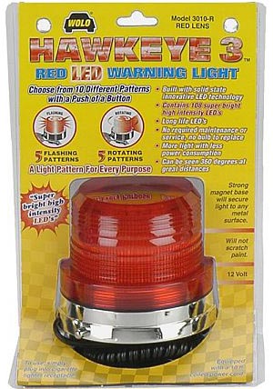 Model 3010-R Hawkeye® Red Lens 12-Volt Magnet Mount