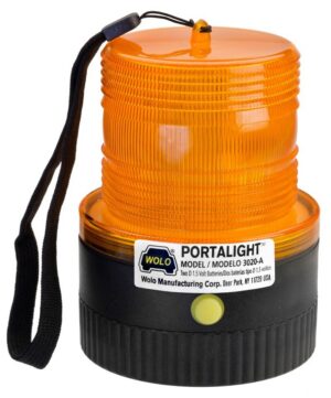 Model 3020-A Portalight® Amber Lens Battery Powered Warning Light