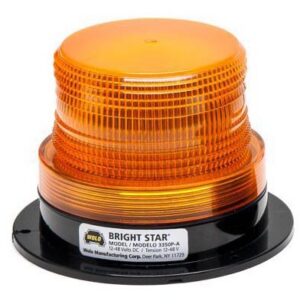 Model 3350P-A Bright Star™ Amber Lens 12-110-Volt Permanent Mount