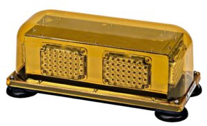 Model 3400M-A Priority® 3 Amber Lens 12-Volt Magnet Mount LED Technology
