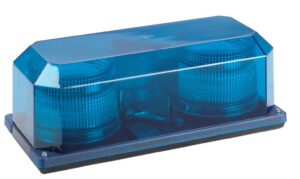 Model 3705P-B Priority® 2 Blue Lens 12-24 Volt Permenant Mount Strobe