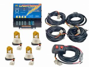 Model 8004-3AAAA  LIGHTNING®  4 Amber Strobe Bulbs
