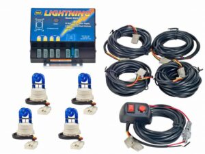 Model 8004-5BBBB  LIGHTNING®  4 Blue Strobe Bulbs