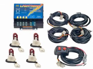 Model 8004-7RRRR  LIGHTNING®  4 Red Strobe Bulbs