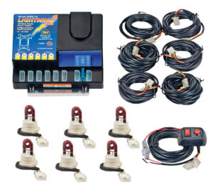 Model 8006-10-6R  LIGHTNING® PLUS  6 Red Strobe Bulbs