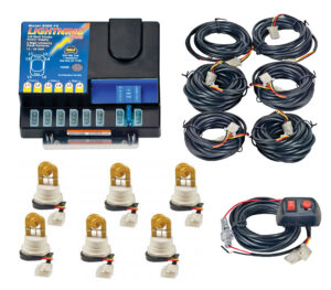 Model 8006-4-6A  LIGHTNING® PLUS  6 Amber Strobe Bulbs