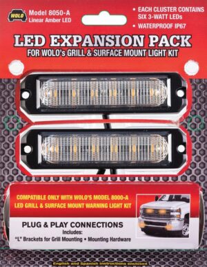 Model 8050-A AMBER LED GRILL & SURFACE MOUNT EXPANSION PACK