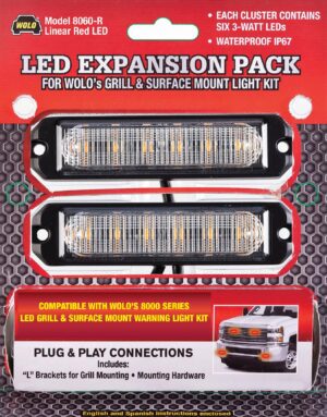 Model 8060-R RED LED GRILL & SURFACE MOUNT EXPANSION PACK