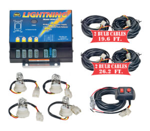 Model 8104XL-1CCCC  LIGHTNING® XL  4 Clear Strobe Bulbs