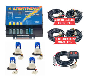 Model 8104XL-5BBBB  LIGHTNING® XL  4 Blue Strobe Bulbs