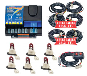 Model 8106XL-10-6R  LIGHTNING PLUS® XL  6 Red Strobe Bulbs