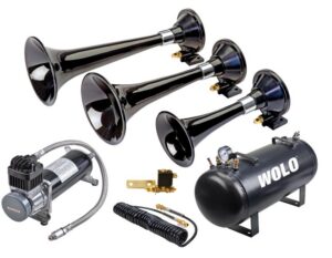 Model 875-860 Euro Express® Pro Plus  Train Horn 12-Volt 125 Decibels 310/342/336 Hz