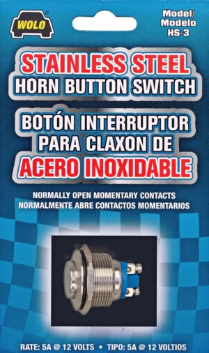 Model HS-3 stainless steel Horn Button Switch
